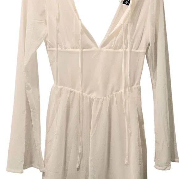 V-Neck Mesh dress - Picture 2 of 3